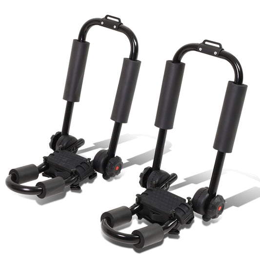 PORTAEQUIPAJE CARGO CARRIER - CROSS BAR ROOF RAIL - ADJUSTABLE FOLD-UP - POWDERED COATED - UNIVERSAL