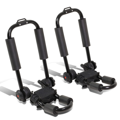 PORTAEQUIPAJE CARGO CARRIER - CROSS BAR ROOF RAIL - ADJUSTABLE FOLD-UP - POWDERED COATED - UNIVERSAL