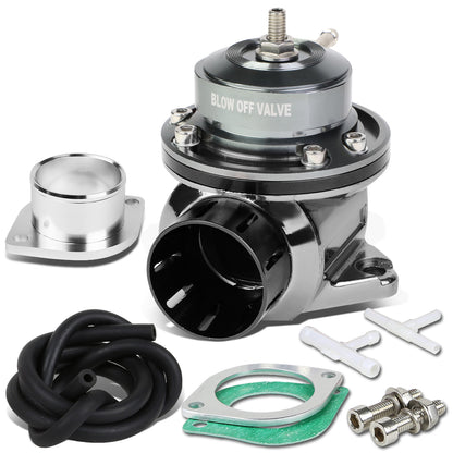 VALVULA DE ALIVIO BLOW OFF VALVE - TYPE-RS - W/ HORN - BLACK / BLACK