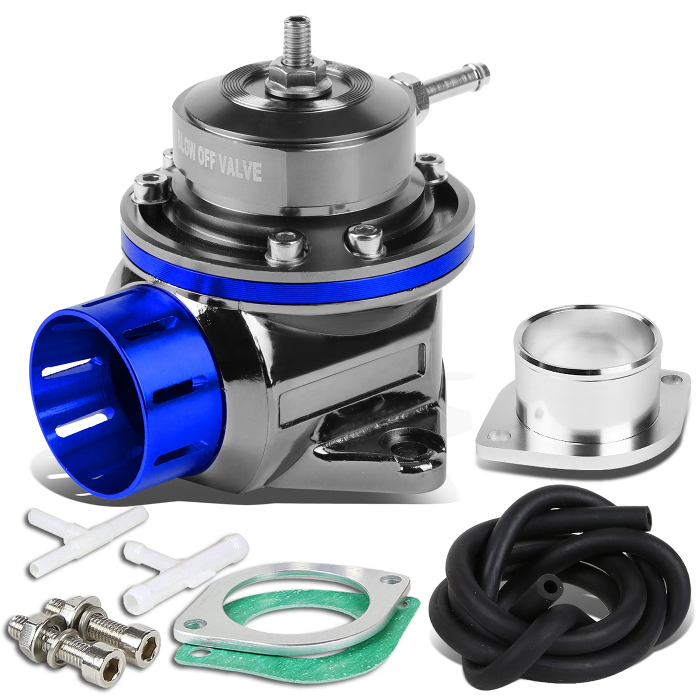 VALVULA DE ALIVIO BLOW OFF VALVE - TYPE-RS - W/ HORN - BLACK / BLUE