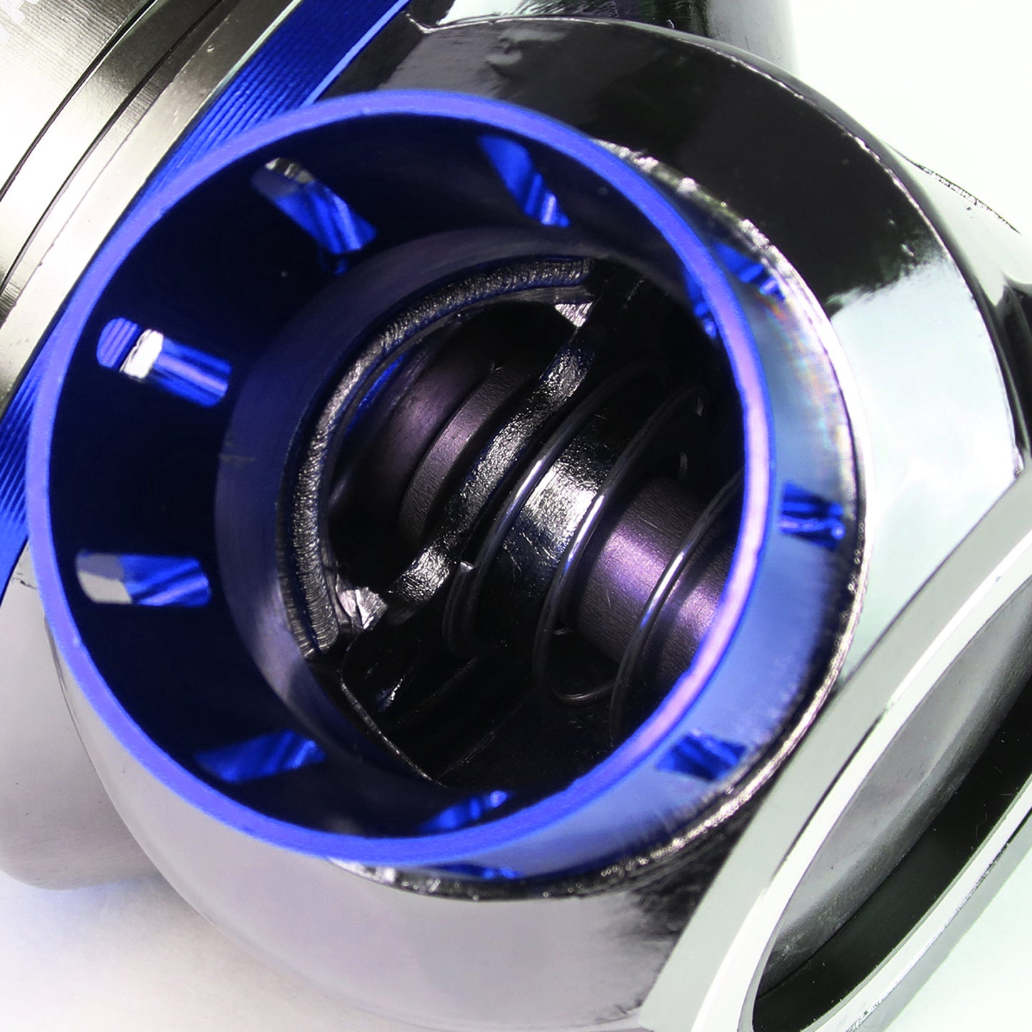 VALVULA DE ALIVIO BLOW OFF VALVE - TYPE-RS - W/ HORN - BLACK / BLUE