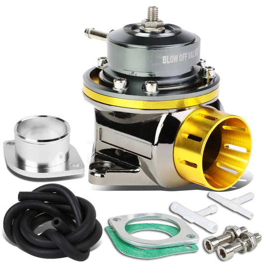 VALVULA DE ALIVIO BLOW OFF VALVE - TYPE-RS - W/ HORN - BLACK / GOLD