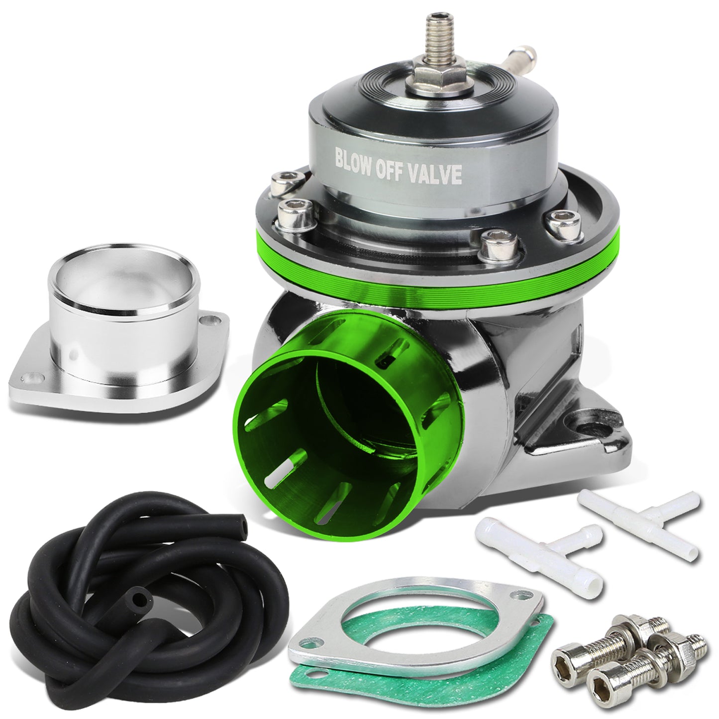 VALVULA DE ALIVIO BLOW OFF VALVE - TYPE-RS - W/ HORN - BLACK / GREEN