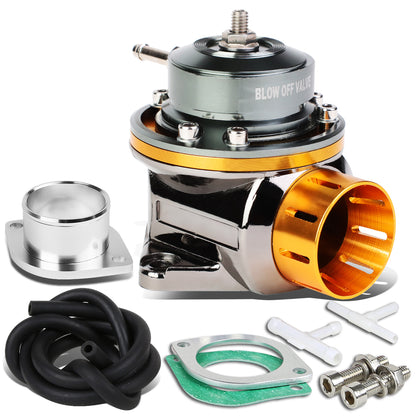 VALVULA DE ALIVIO BLOW OFF VALVE - TYPE-RS - W/ HORN - BLACK / ORANGE