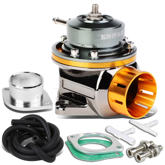 VALVULA DE ALIVIO BLOW OFF VALVE - TYPE-RS - W/ HORN - BLACK / ORANGE