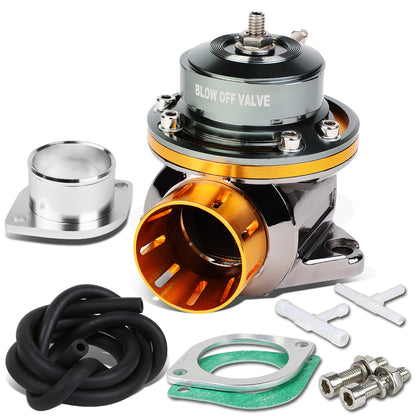 VALVULA DE ALIVIO BLOW OFF VALVE - TYPE-RS - W/ HORN - BLACK / ORANGE