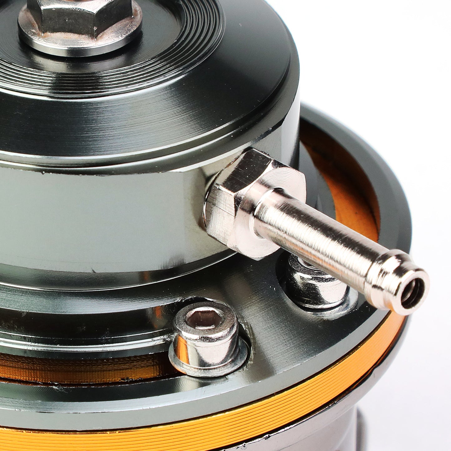 VALVULA DE ALIVIO BLOW OFF VALVE - TYPE-RS - W/ HORN - BLACK / ORANGE