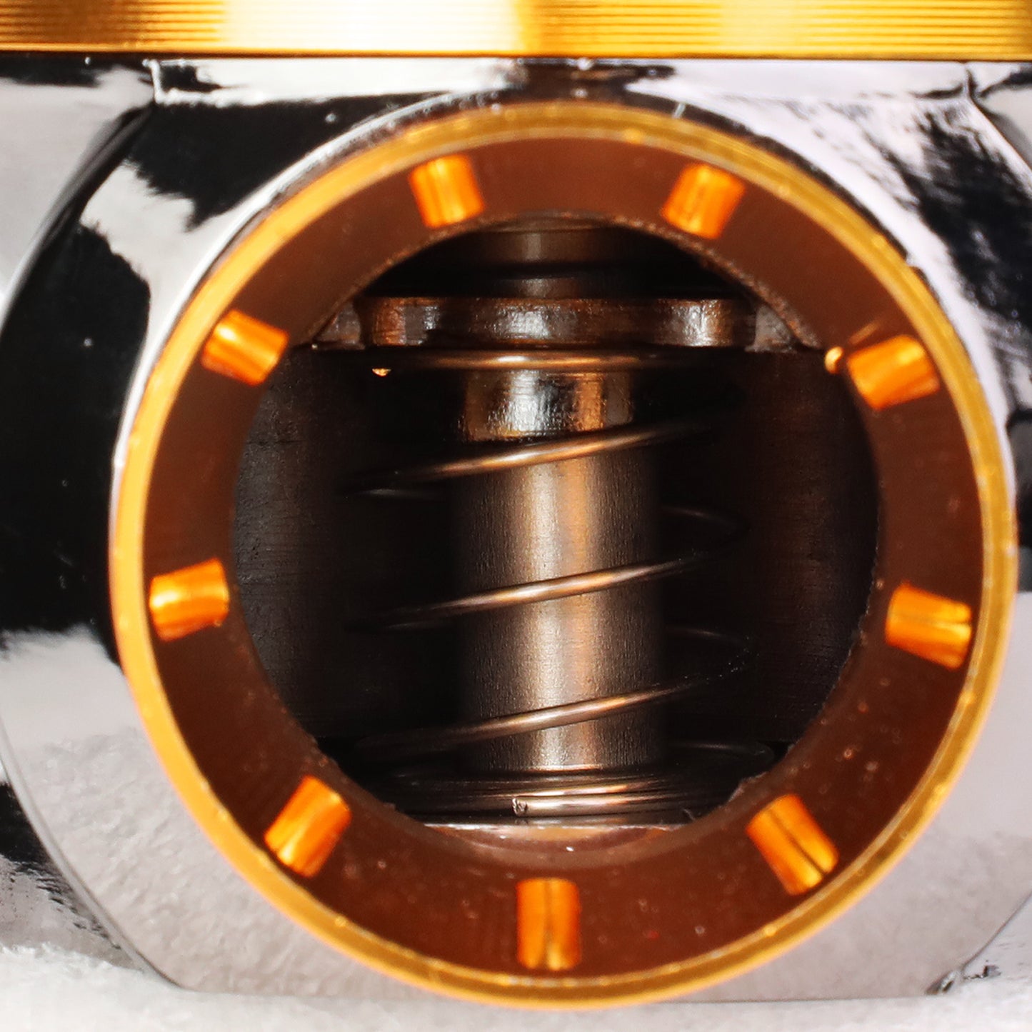 VALVULA DE ALIVIO BLOW OFF VALVE - TYPE-RS - W/ HORN - BLACK / ORANGE