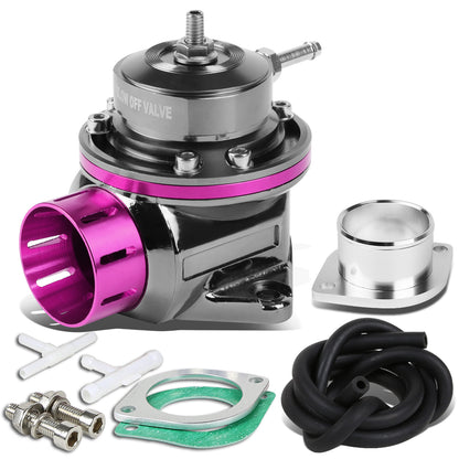 VALVULA DE ALIVIO BLOW OFF VALVE - TYPE-RS - W/ HORN - BLACK / PRUPLE