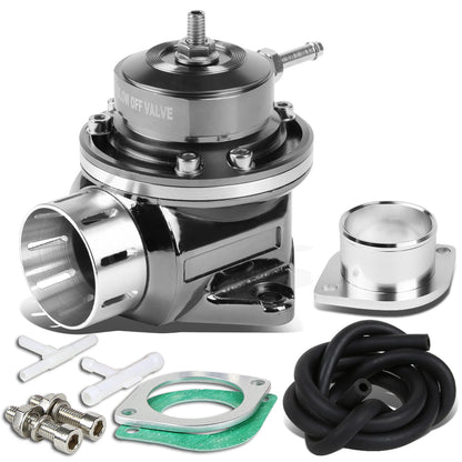 VALVULA DE ALIVIO BLOW OFF VALVE - TYPE-RS - W/ HORN - BLACK / SILVERPT-ZTL-8016