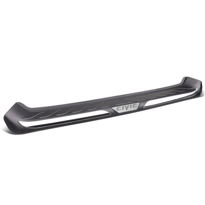 PROTECTOR PARACHOQUES BUMPER SILL - REAR - 16-17 HONDA CIVIC SEDAN - ABS PLASTIC - BLACK