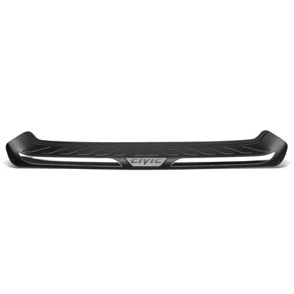 PROTECTOR PARACHOQUES BUMPER SILL - REAR - 16-17 HONDA CIVIC SEDAN - ABS PLASTIC - BLACK