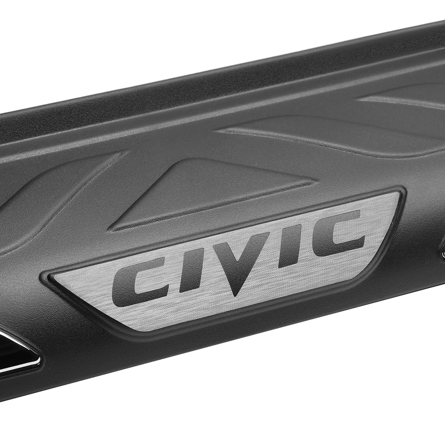 PROTECTOR PARACHOQUES BUMPER SILL - REAR - 16-17 HONDA CIVIC SEDAN - ABS PLASTIC - BLACK