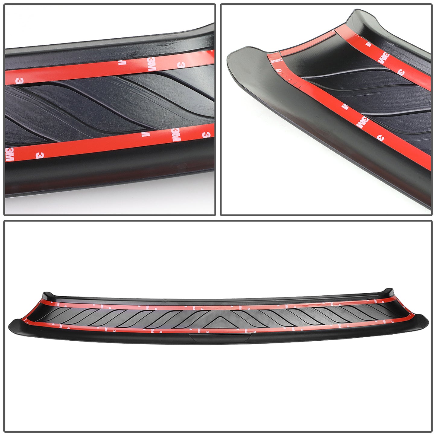 PROTECTOR PARACHOQUES BUMPER SILL - REAR - 16-17 HONDA CIVIC SEDAN - ABS PLASTIC - BLACK