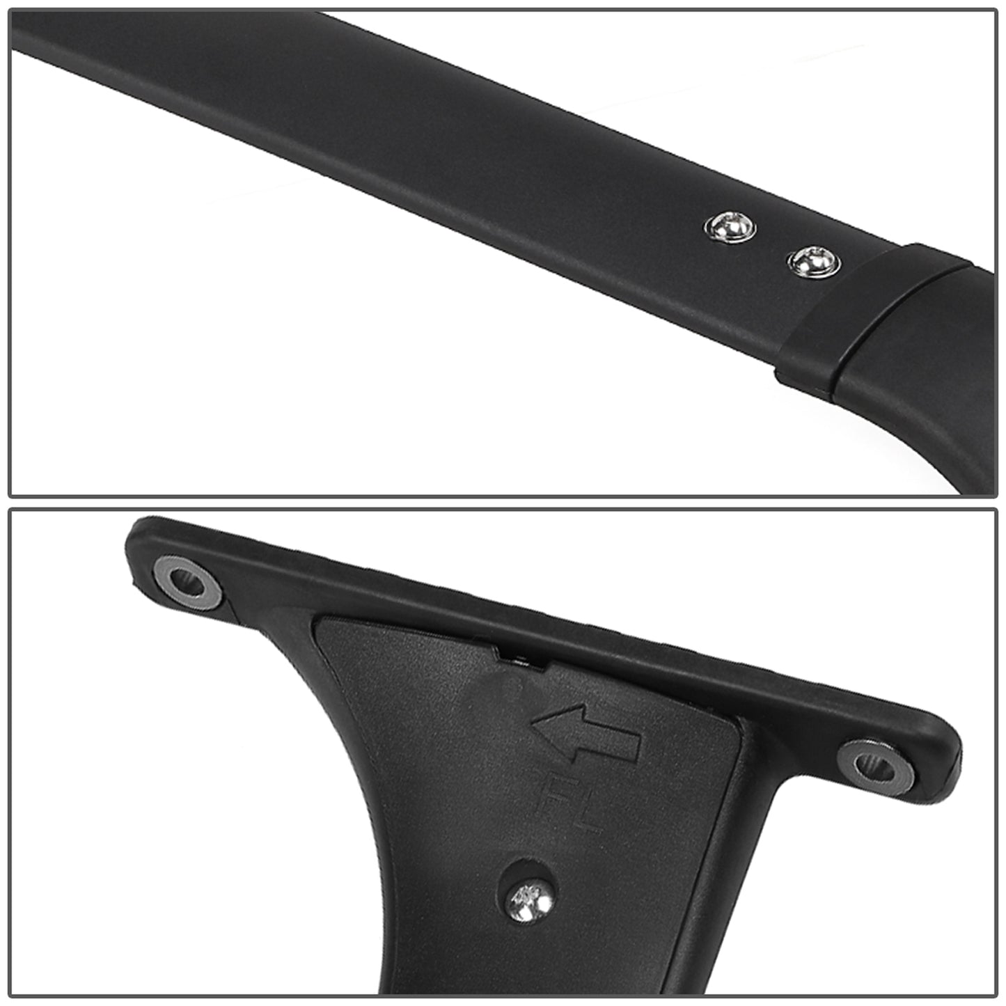 PORTAEQUIPAJE ROOF RACK CROSS BARS - ALUMINUM - 09-14 NISSAN MURANO - BOLTS ONTO OEM ROOF RAILS ONLY