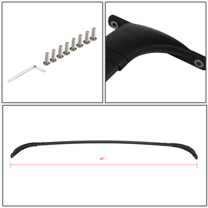 PORTAEQUIPAJE ROOF RACK CROSS BARS - ALUMINUM - 09-14 NISSAN MURANO - BOLTS ONTO OEM ROOF RAILS ONLY