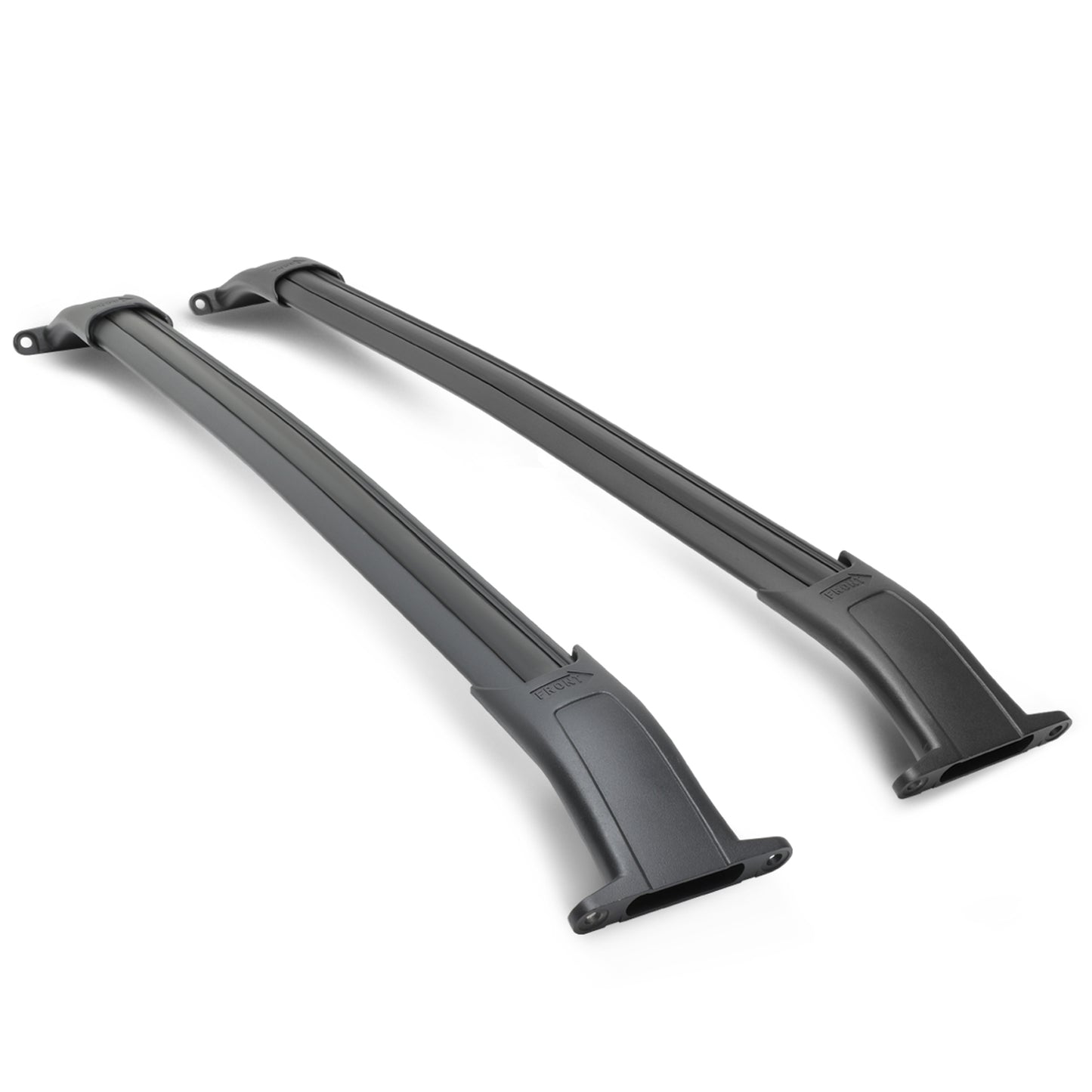 PORTAEQUIPAJE ROOF RACK CROSS BARS - ALUMINUM - 15-18 CADILLAC ESCALADE, CADILLAC ESCALADE ESV, CHEVY SUBURBAN, CHEVY TAHOE, GMC YUKON, GMC YUKON XL - BOLTS ONTO OEM ROOF RAILS ONLY