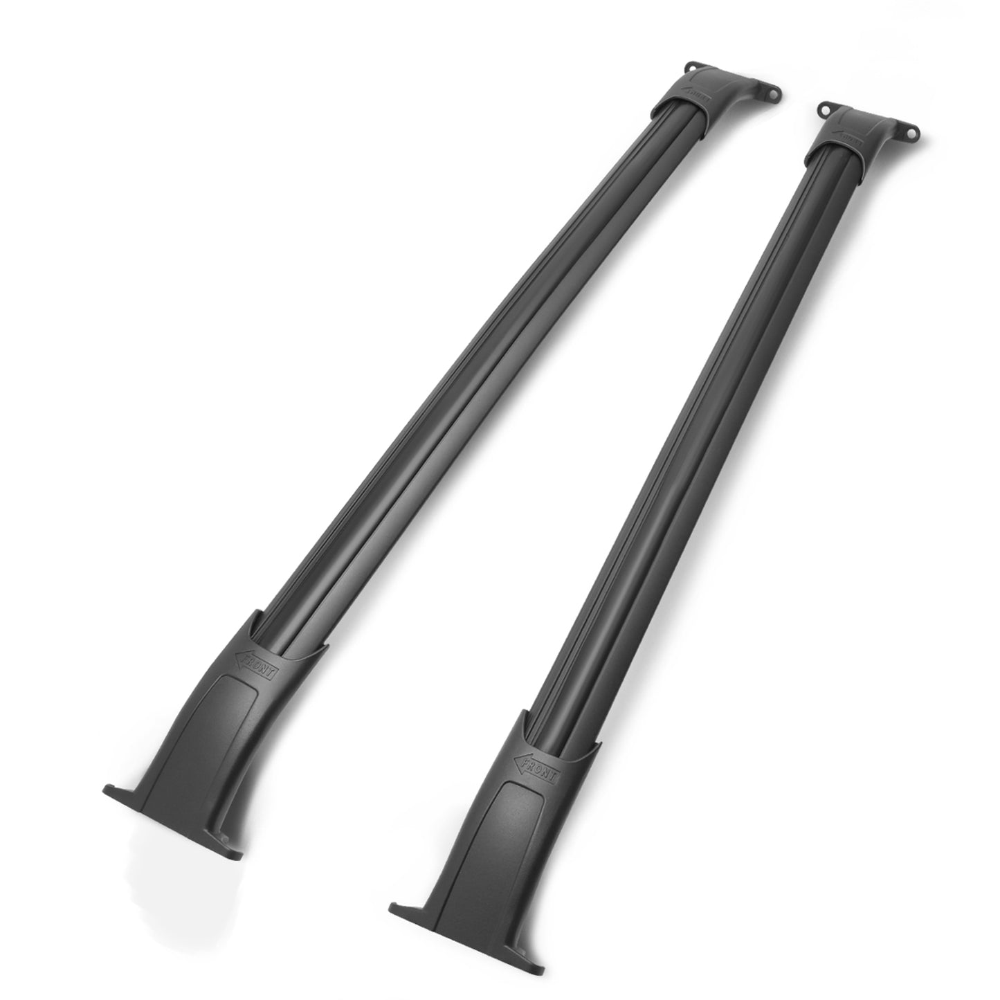 PORTAEQUIPAJE ROOF RACK CROSS BARS - ALUMINUM - 15-18 CADILLAC ESCALADE, CADILLAC ESCALADE ESV, CHEVY SUBURBAN, CHEVY TAHOE, GMC YUKON, GMC YUKON XL - BOLTS ONTO OEM ROOF RAILS ONLY