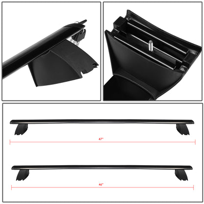 PORTAEQUIPAJE ROOF RACK CROSS BARS - ALUMINUM - 11-18 JEEP GRAND CHEROKEE - ONLY FITS WITH OEM ROOF RAILS