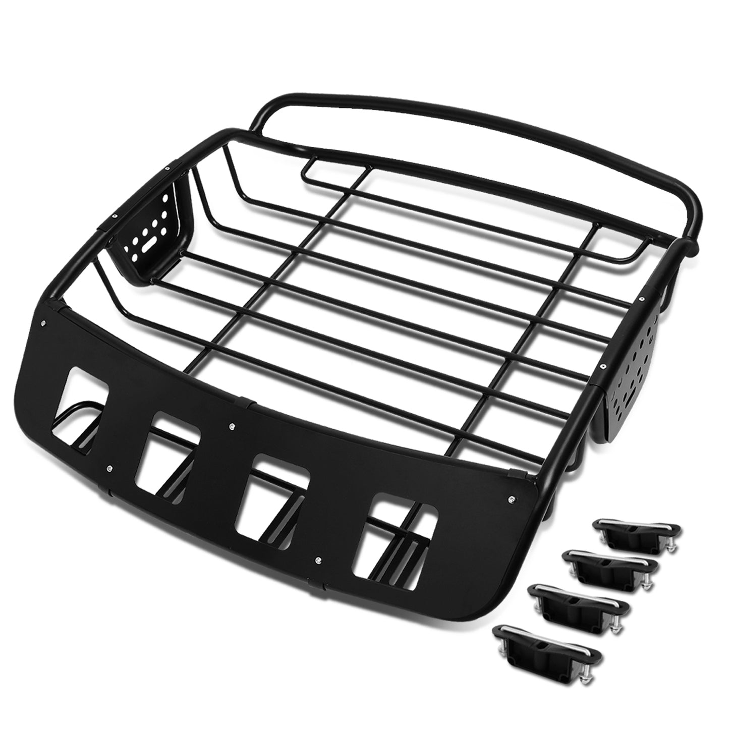 PORTAEQUIPAJE CARGO BASKET - UNIVERSAL - 39X38.5X8 - POWDERCOATED - BLACK