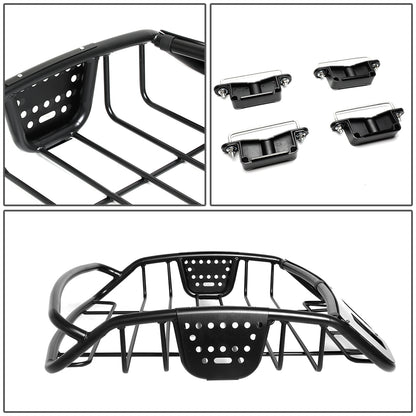 PORTAEQUIPAJE CARGO BASKET - UNIVERSAL - 39X38.5X8 - POWDERCOATED - BLACK