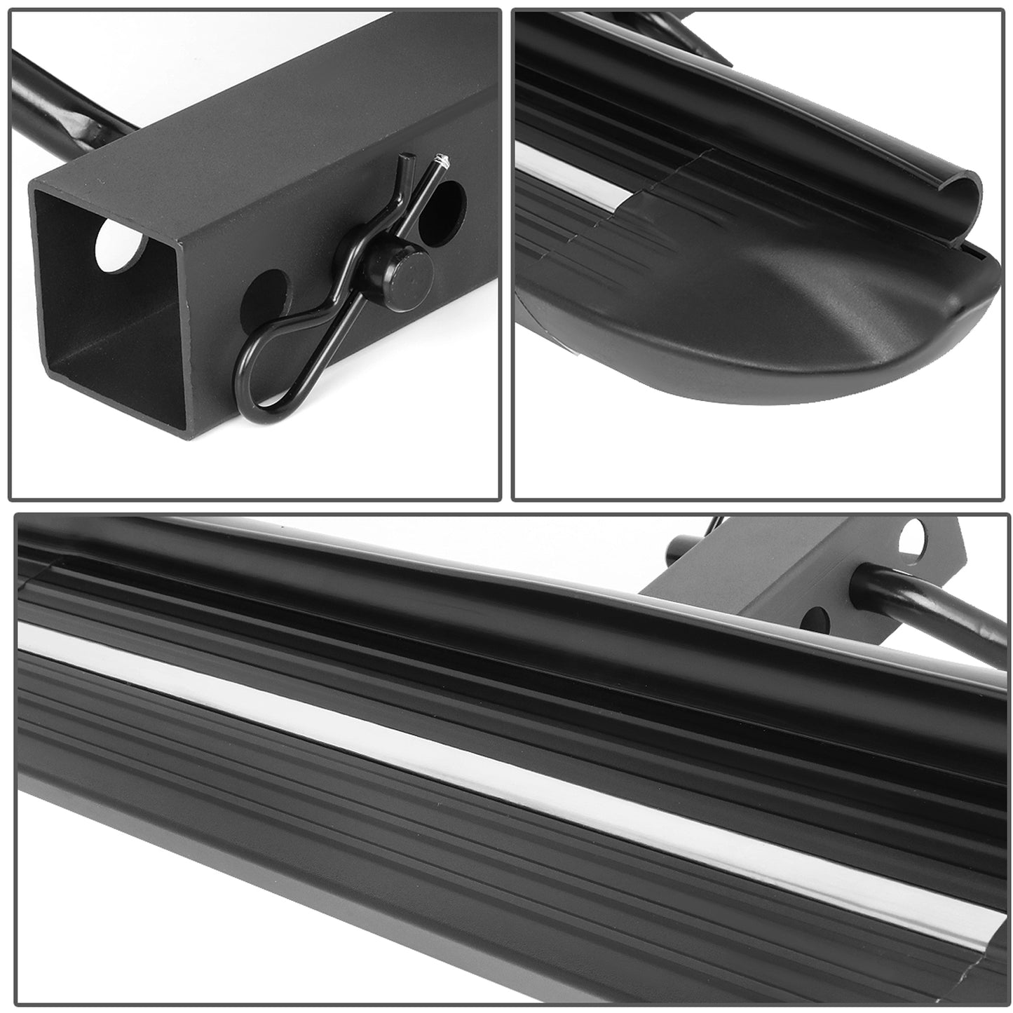 ESCALON TRASERO 4 INCH - 53CM - BLACK