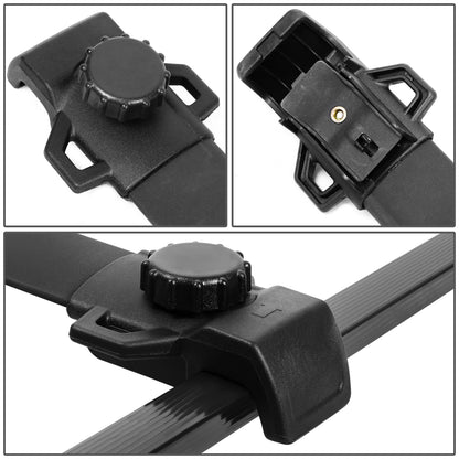PORTAEQUIPAJE ROOF RACK CROSS BARS - ALUMINUM - 15-19 JEEP RENEGADE - BOLTS ONTO OEM ROOF RAILS ONLY