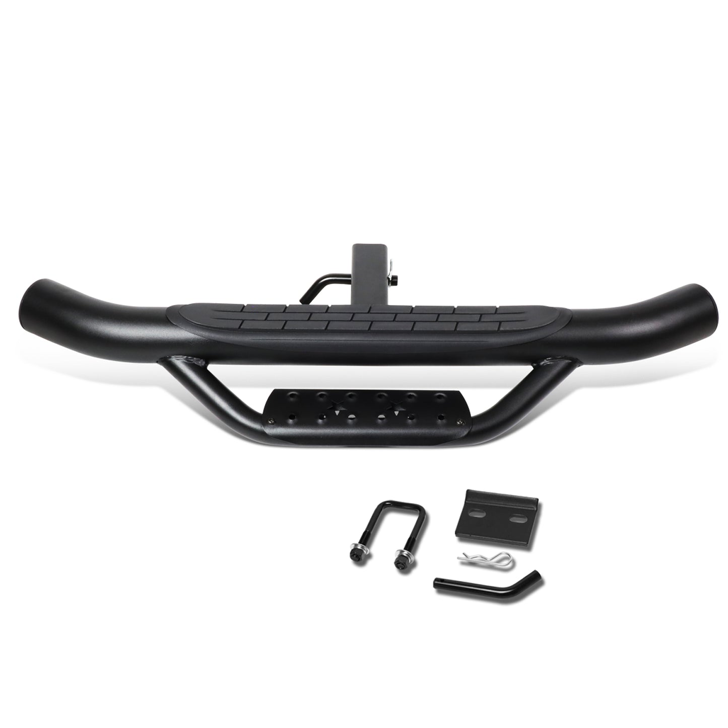ESCALON TRASERO 36" W X 4" OD - FITS VEHICLES WITH 2" TRAILER HITCH - BLACK