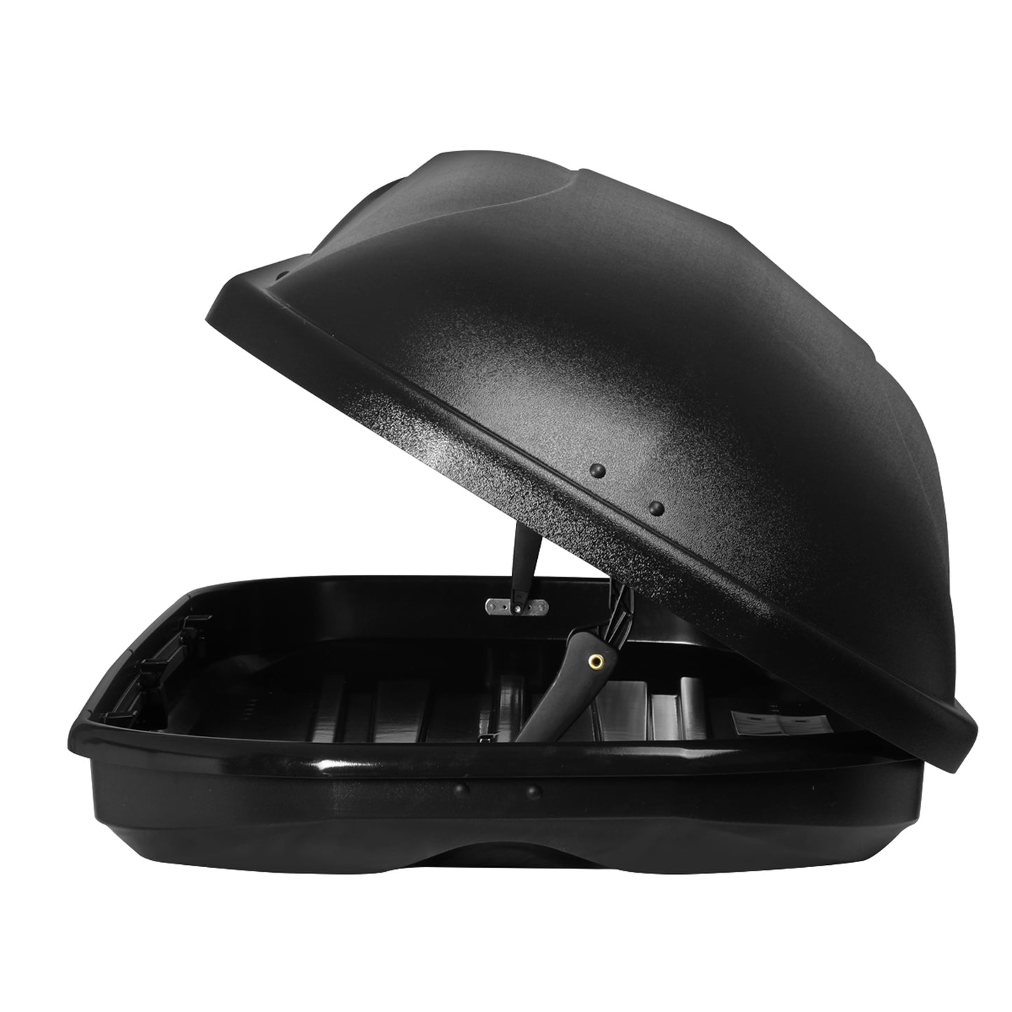 PORTAEQUIPAJE ROOF RACK CROSS BARS + CARGO ROOF BOX - 14-18 SUBARU FORESTER - MOUNTS ONTO OEM ROOF RAILS - BLACK