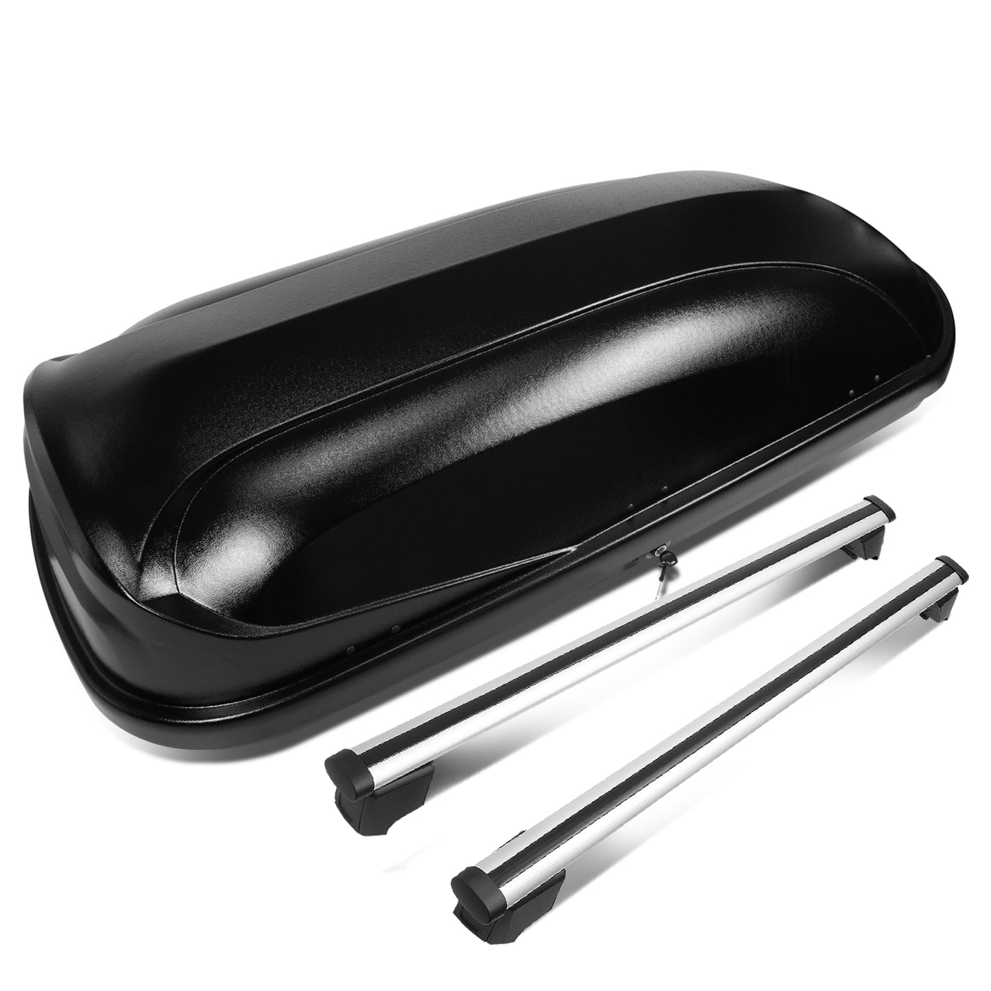 PORTAEQUIPAJE ROOF RACK CROSS BARS + CARGO ROOF BOX - 09-16 AUDI Q5 - BLACK