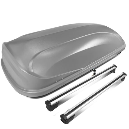 PORTAEQUIPAJE ROOF RACK CROSS BARS + CARGO ROOF BOX - 09-16 AUDI Q5 - GRAY