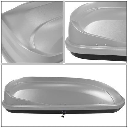 PORTAEQUIPAJE ROOF RACK CROSS BARS + CARGO ROOF BOX - 09-15 BMW X1 - MOUNTS ONTO OEM ROOF RAILS ONLY - GRAY