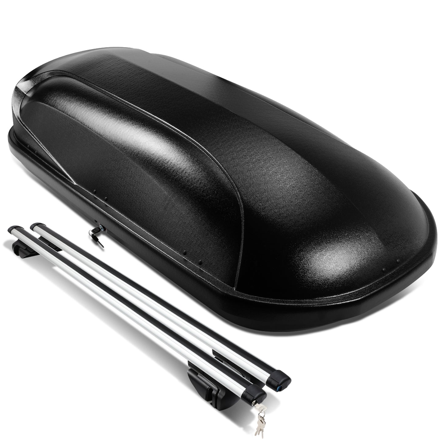 PORTAEQUIPAJE ROOF RACK CROSS BARS + CARGO ROOF BOX - 135CM - BLACK