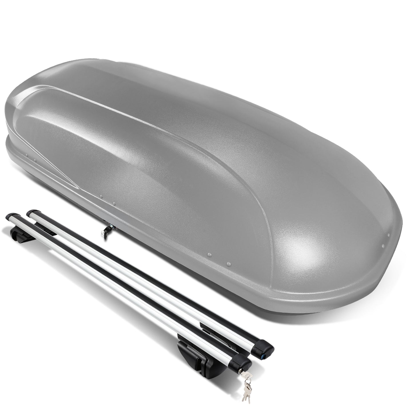 PORTAEQUIPAJE ROOF RACK CROSS BARS + CARGO ROOF BOX - 135CM - GRAY