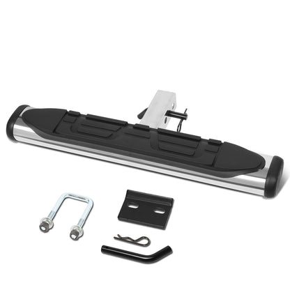 ESCALON TRASERO UNIVERSAL - 26" W X 4" L - FITS VEHICLES WITH 2" TRAILER HITCH - SILVER
