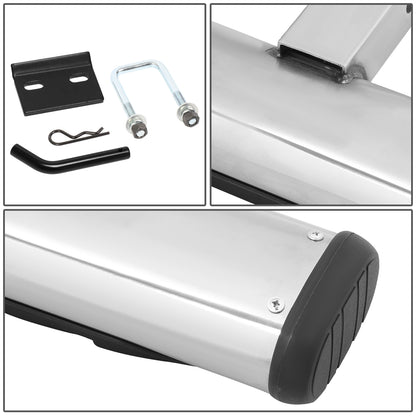 ESCALON TRASERO UNIVERSAL - 26" W X 4" L - FITS VEHICLES WITH 2" TRAILER HITCH - SILVER