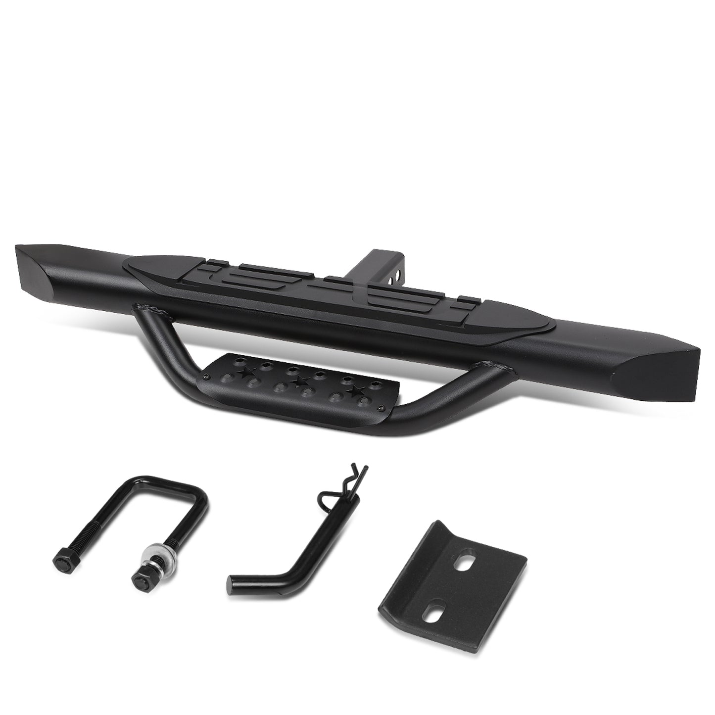 ESCALON TRASERO UNIVERSAL - 36.5" W X 3.75" OD - FITS VEHICLES WITH 2" TRAILER HITCH - BLACK