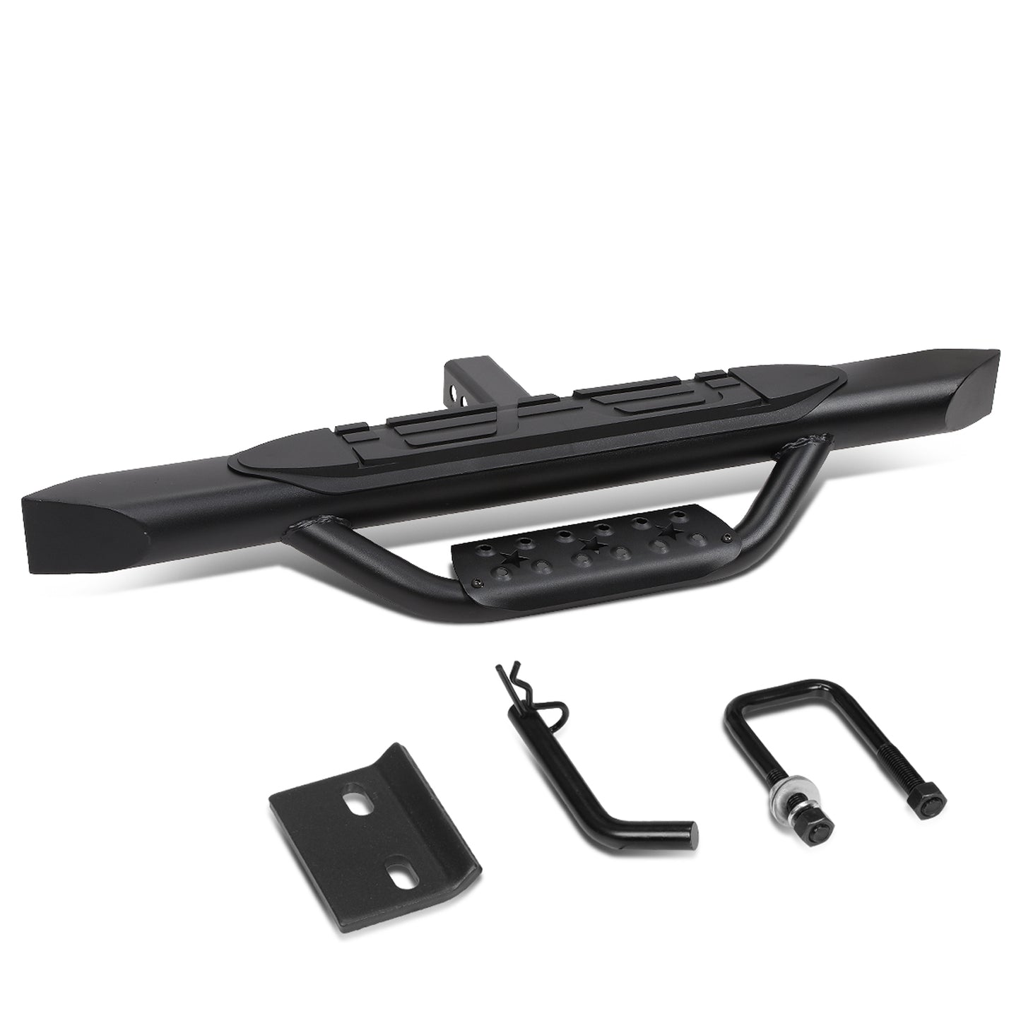 ESCALON TRASERO UNIVERSAL - 36.5" W X 3.75" OD - FITS VEHICLES WITH 2" TRAILER HITCH - BLACK