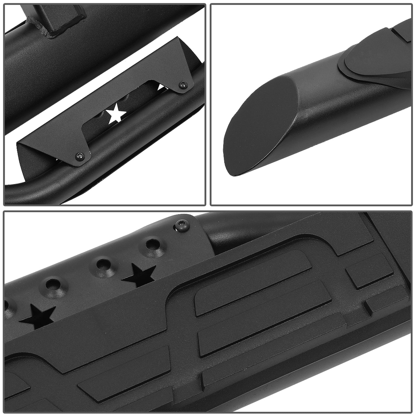 ESCALON TRASERO 36.5" W X 3.75" OD - FITS VEHICLES WITH 2" TRAILER HITCH - BLACK