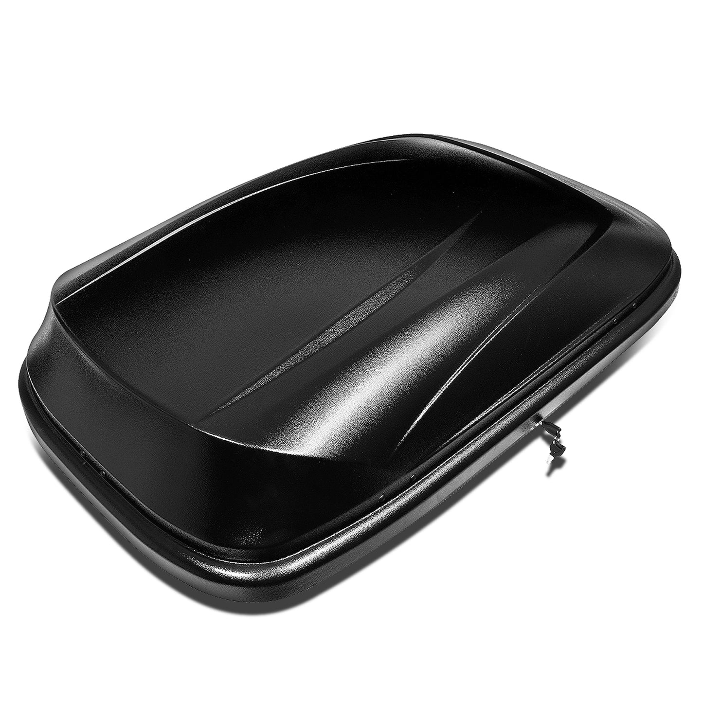PORTAEQUIPAJE ROOF RACK CARGO ROOF BOX - UNIVERSAL - 133CM - 330L - 110 LBS - ATTACHES TO VEHICLES WITH CROSS BARS ONLY - TEXTURE BLACK