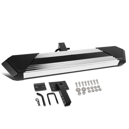 ESCALON TRASERO STAINLESS STEEL - 35" L X 6.25" W - FITS VEHICLES WITH 2" TOW HITCH RECEIVER - CHROME / RED