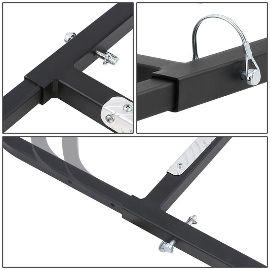 PORTAEQUIPAJE TAILGATE LADDERS - UNIVERSAL - FOLDABLE - HEAVY DUTY STEEL - POWDERCOATED BLACK