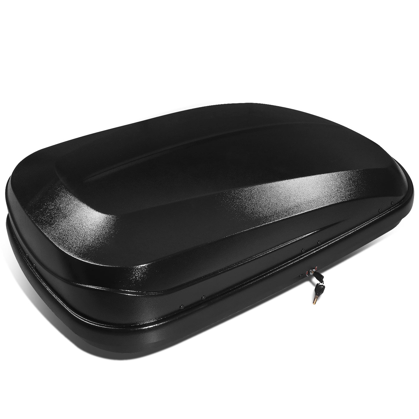 PORTAEQUIPAJE ROOF RACK CARGO ROOF BOX - UNIVERSAL - 139CM - 360L - 110 LBS - ATTACHES TO VEHICLES WITH CROSS BARS ONLY - TEXTURE BLACK