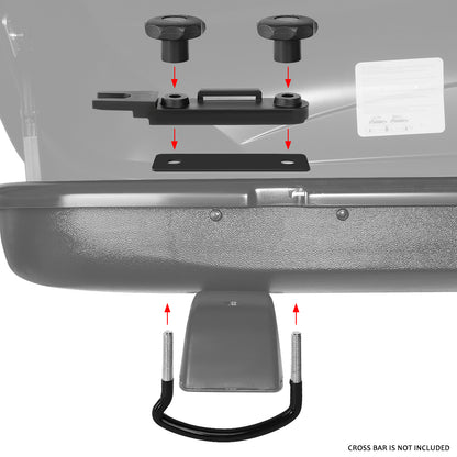 PORTAEQUIPAJE ROOF RACK CARGO ROOF BOX - UNIVERSAL - 139CM - 360L - 110 LBS - ATTACHES TO VEHICLES WITH CROSS BARS ONLY - TEXTURE BLACK