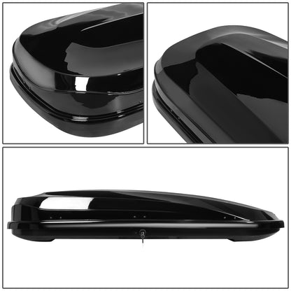 PORTAEQUIPAJE ROOF BOX - 480L 79INCH LENGTH - GLOSSY SMOOTH BLACK