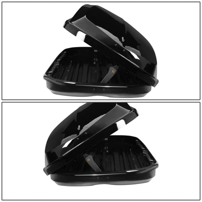 PORTAEQUIPAJE ROOF BOX - 480L 79INCH LENGTH - GLOSSY SMOOTH BLACK