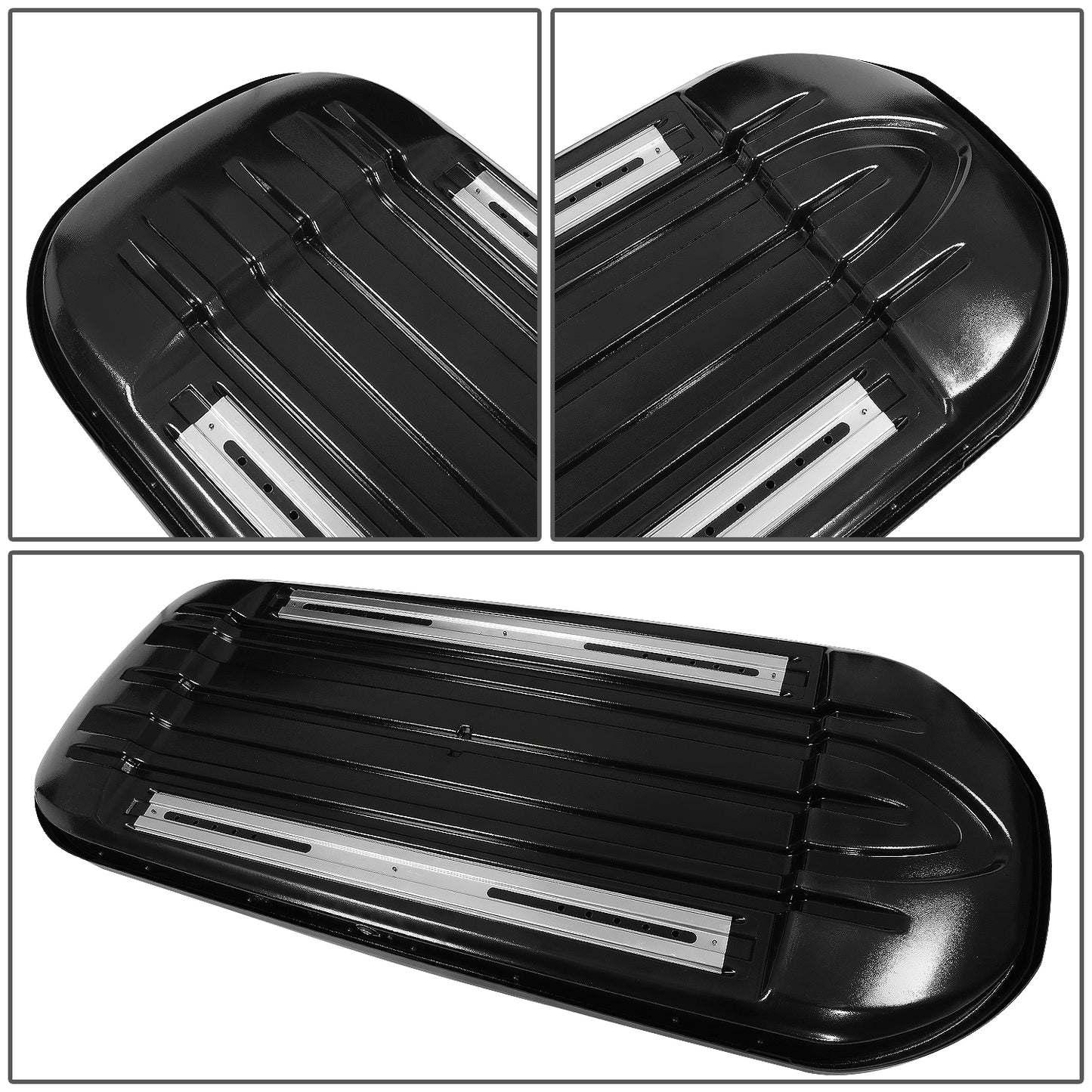 PORTAEQUIPAJE ROOF BOX - 480L 79INCH LENGTH - GLOSSY SMOOTH BLACK