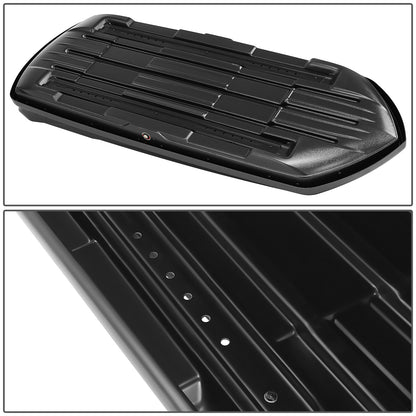 PORTAEQUIPAJE ROOF BOX - FITS VEHICLES WITH CROSS BARS - 420L 72INCH LENGTH - MATT BLACK