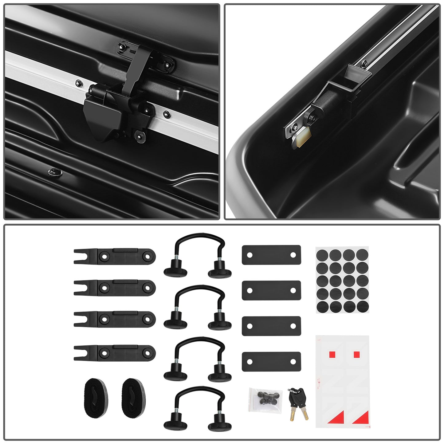 PORTAEQUIPAJE ROOF BOX - FITS VEHICLES WITH CROSS BARS - 420L 72INCH LENGTH - MATT BLACK
