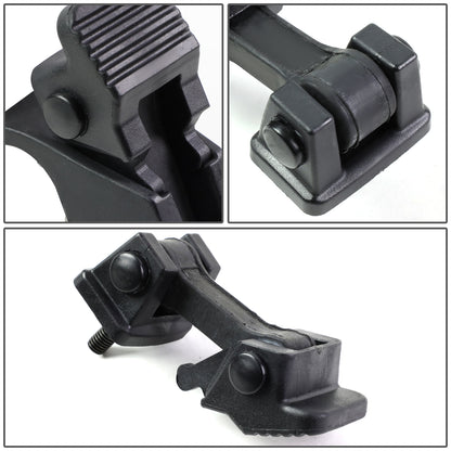PORTAEUIPAJE HOOD LATCH LOCK - 07-17 JEEP WRANGLER - PAIR - MATTE BLACK